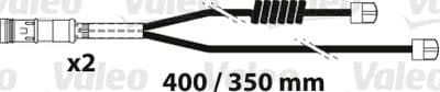 Contacto de aviso, desgaste de balatas de frenos VALEO 882316