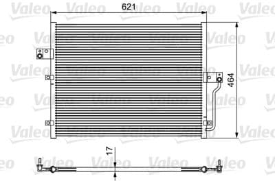 Condensador, aire acondicionado VALEO 814441