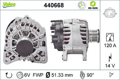 Alternador VALEO 440668
