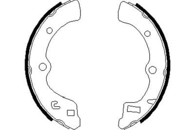 Juego de zapatas de frenos Kavo Parts BS-2902