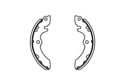Juego de zapatas de frenos Kavo Parts KBS-8915