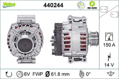Alternador VALEO 440244