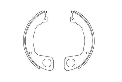 Juego de zapatas de frenos Kavo Parts BS-6426