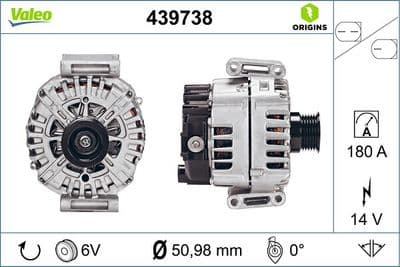 Alternador VALEO 439738
