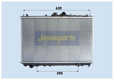 Radiador, refrigeración del motor JAPANPARTS RDA163027