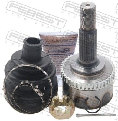 Juego de articulación, eje de transmisión FEBEST 0210-P12QG16A44