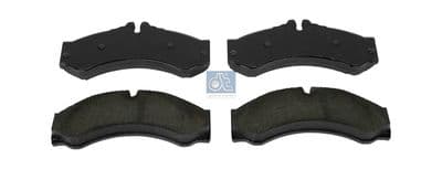 Juego de balatas de freno DT Spare Parts 4.91902