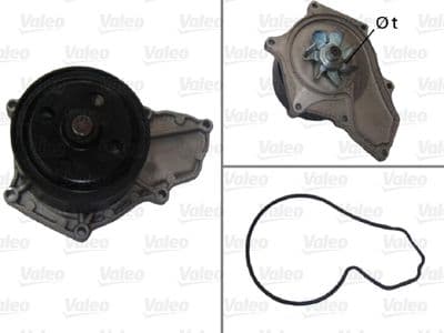 Bomba de agua, refrigeración del motor VALEO 506878