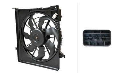 Ventilador, refrigeración del motor HELLA 8EW 366 421-761