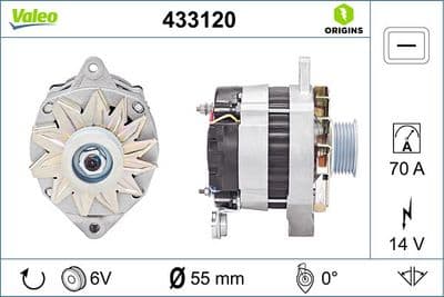 Alternador VALEO 433120
