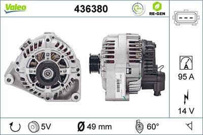 Alternador VALEO 436380