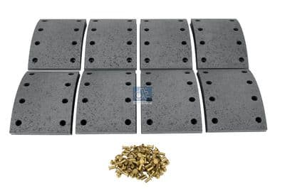 Juego de balatas de freno, freno de tambor DT Spare Parts 2.94050