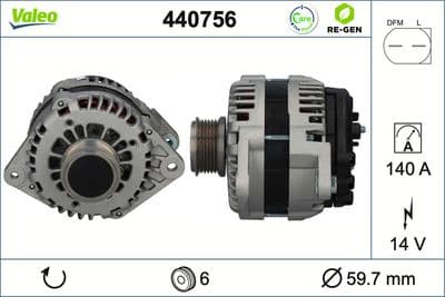 Alternador VALEO 440756