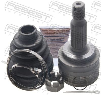 Juego de articulación, eje de transmisión FEBEST 0410-CY2