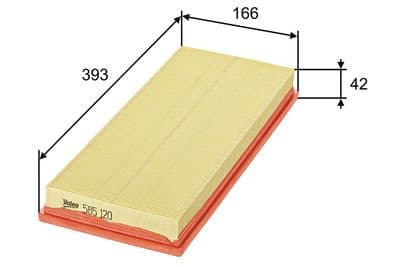 Filtro de aire VALEO 585120
