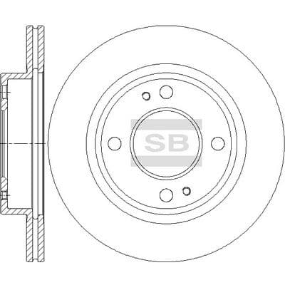 Disco de freno Hi-Q SD4347