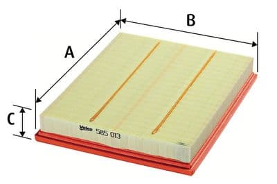 Filtro de aire VALEO 585013