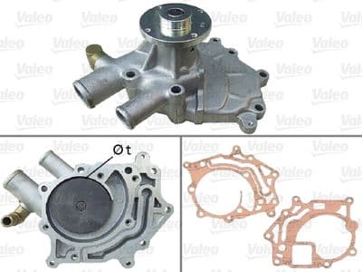 Bomba de agua, refrigeración del motor VALEO 506357