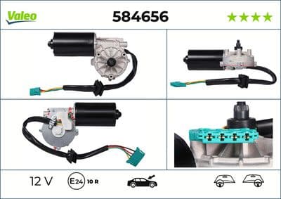Motor del limpiaparabrisas VALEO 584656