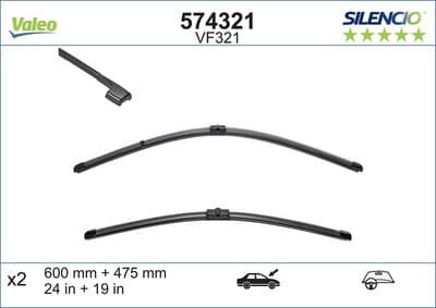 Limpiaparabrisas VALEO 574321