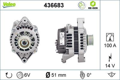 Alternador VALEO 436683