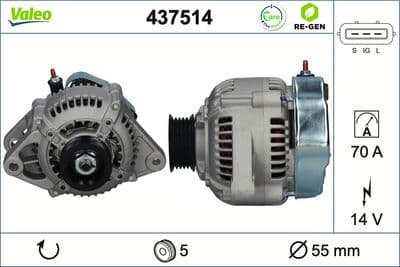 Alternador VALEO 437514