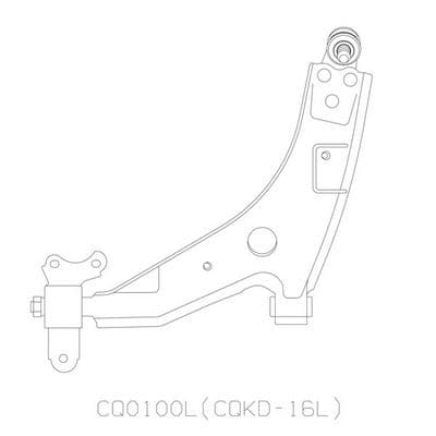 Brazo oscilante, suspensión de ruedas CTR CQ0100L