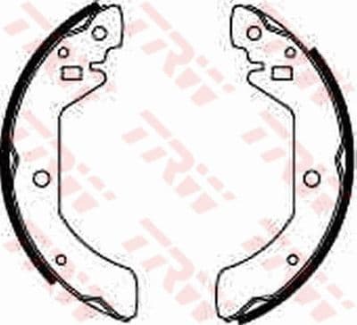 Juego de zapatas de frenos TRW GS8111