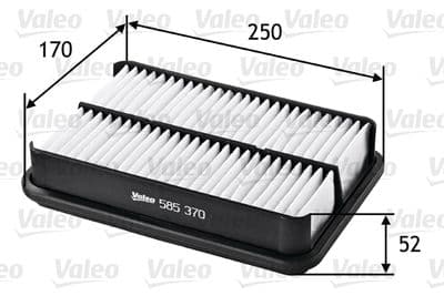 Filtro de aire VALEO 585370
