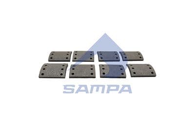 Juego de balatas de freno, freno de tambor SAMPA 093.719