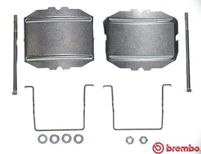 Juego de accesorios, balatas de frenos BREMBO A 02 232