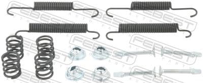 Juego de accesorios, zapatas de freno de estacionamiento FEBEST 1204-IX35R-KIT