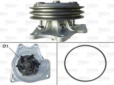 Bomba de agua, refrigeración del motor VALEO 506734