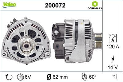 Alternador VALEO 200072