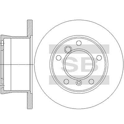 Disco de freno Hi-Q SD5712