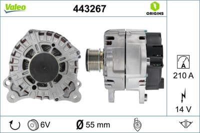 Alternador VALEO 443267