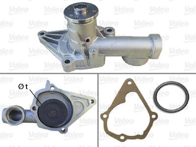 Bomba de agua, refrigeración del motor VALEO 506406