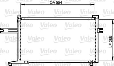 Condensador, aire acondicionado VALEO 814300