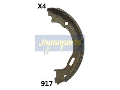 Juego de zapatas de frenos JAPANPARTS GF-917AF