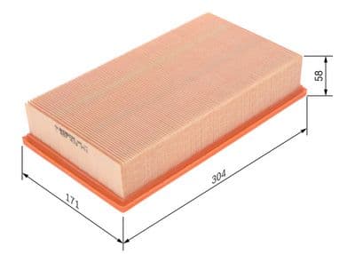 Filtro de aire BOSCH 1 457 433 701
