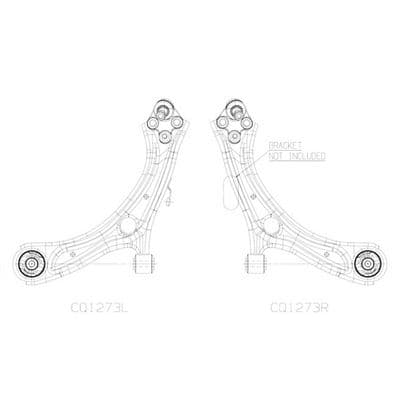 Brazo oscilante, suspensión de ruedas CTR CQ1273R