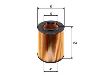 Filtro de aceite VALEO 586527