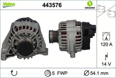 Alternador VALEO 443576