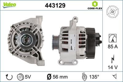 Alternador VALEO 443129