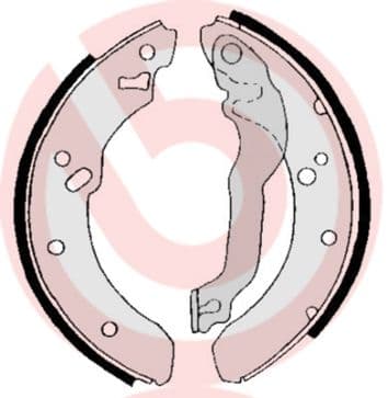 Juego de zapatas de frenos BREMBO S 24 515