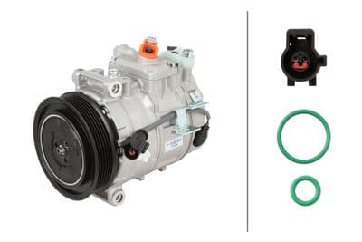 Compresor, aire acondicionado HELLA 8FK 366 204-391