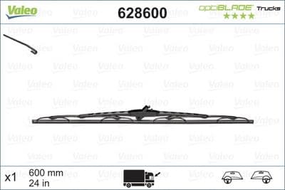 Limpiaparabrisas VALEO 628600