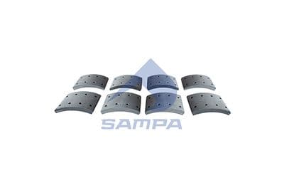 Juego de balatas de freno, freno de tambor SAMPA 093.756