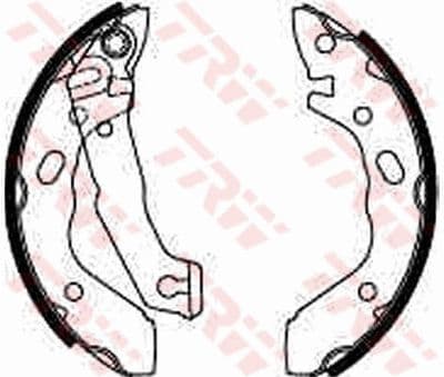 Juego de zapatas de frenos TRW GS8568