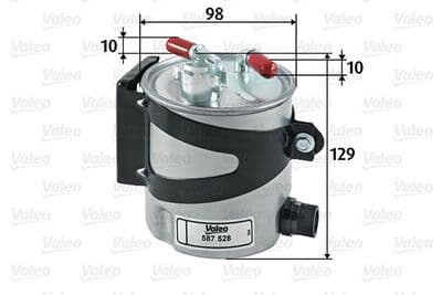 Filtro combustible VALEO 587528